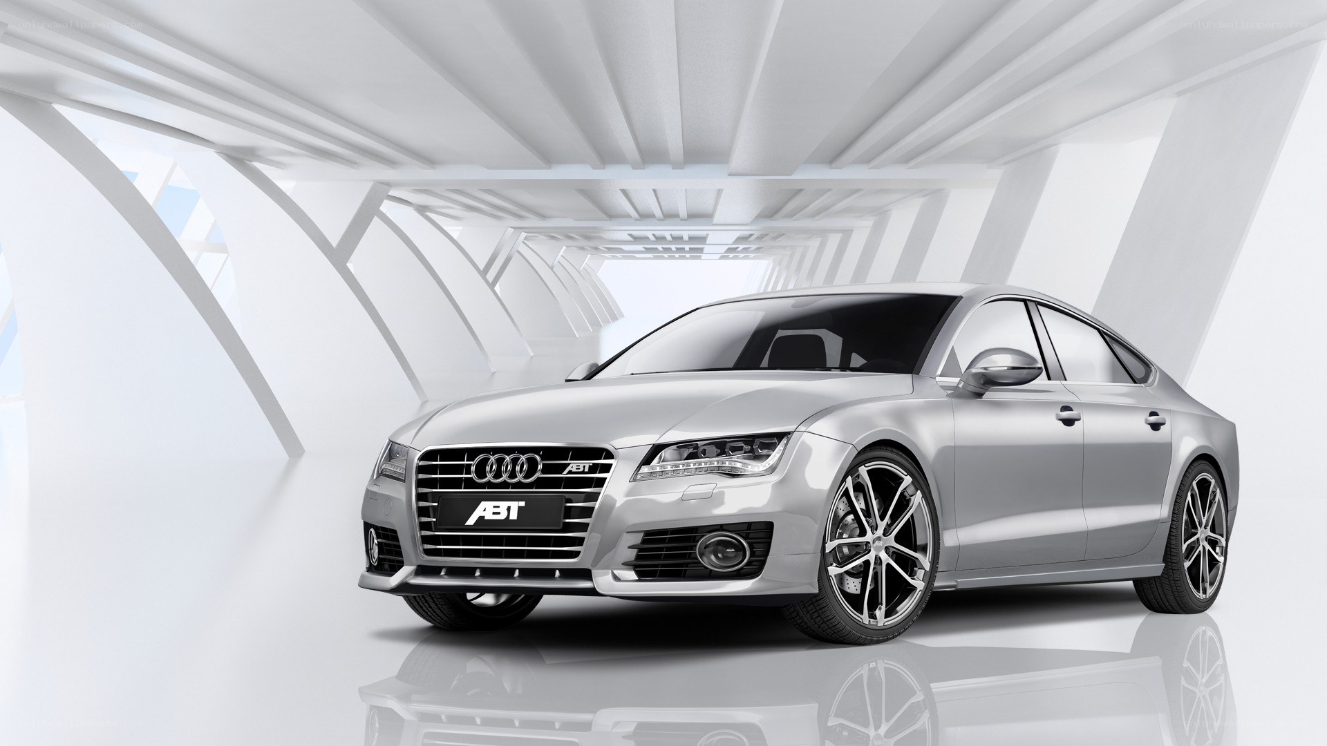 Silver Audi A7 with ABT tuning