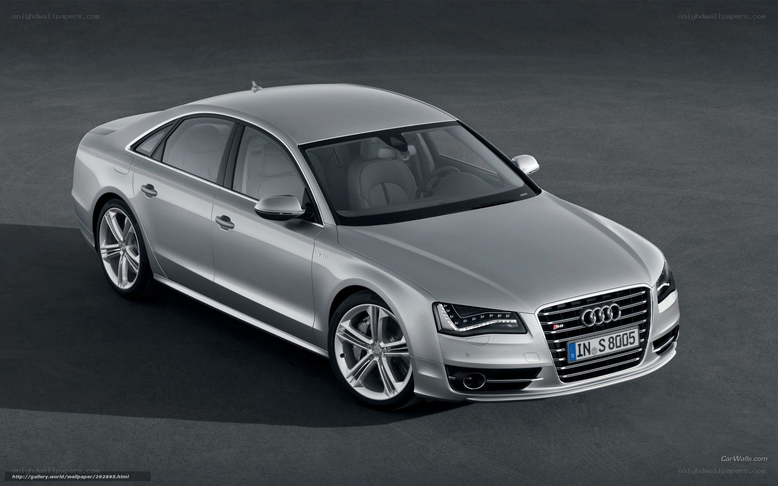 silver audi a8 sedan