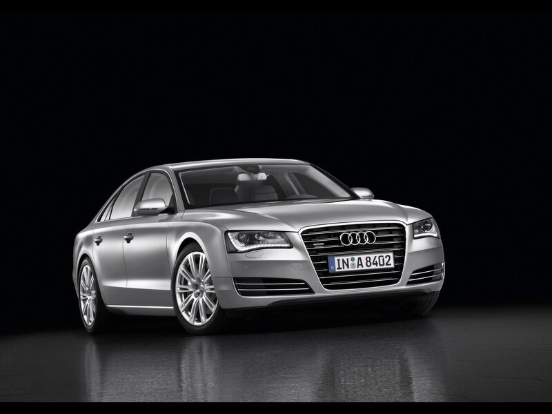 Silver Audi A8 sedan