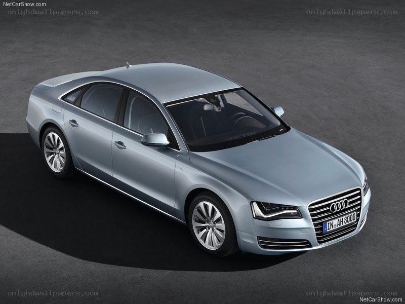 silver audi a8 sedan