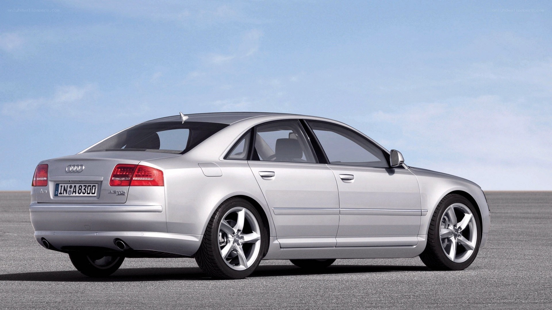 silver audi a8 sedan