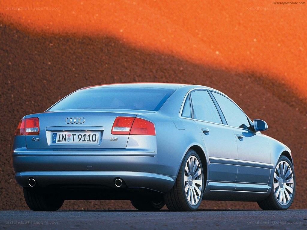 silver audi a8 sedan