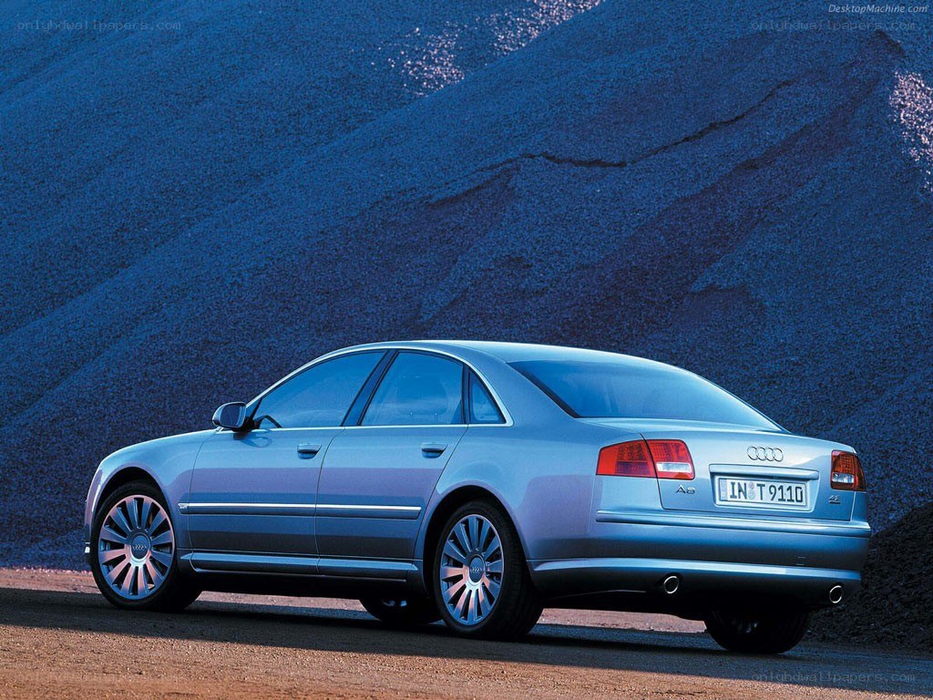 silver audi a8 sedan