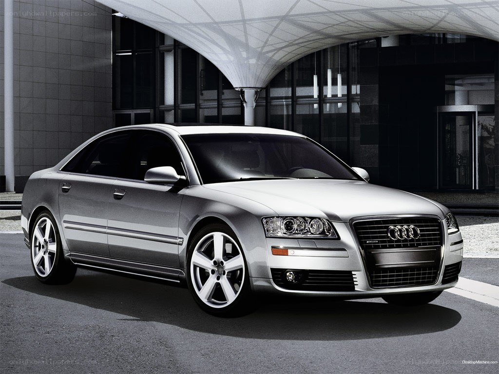 silver audi a8 sedan