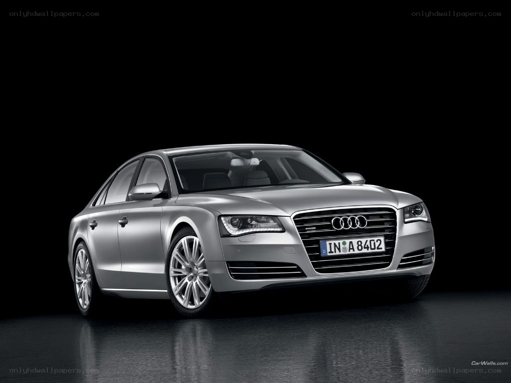 silver audi a8 sedan