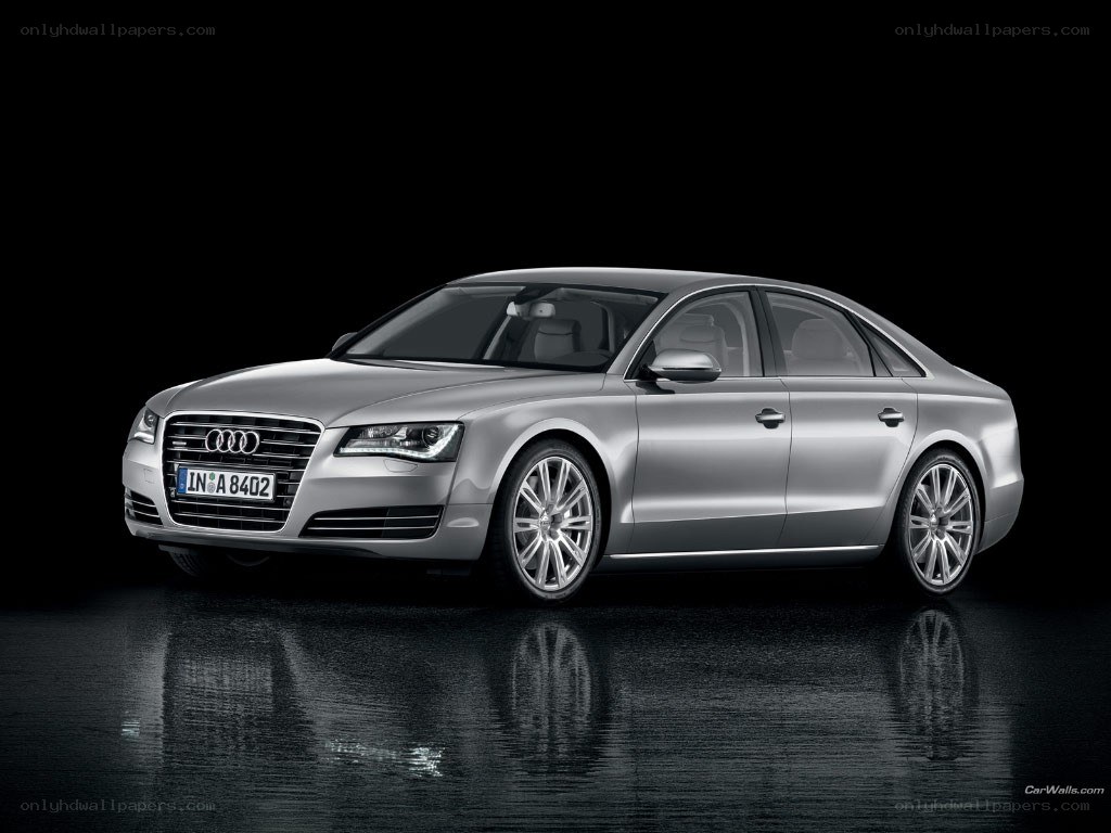 silver audi a8 sedan