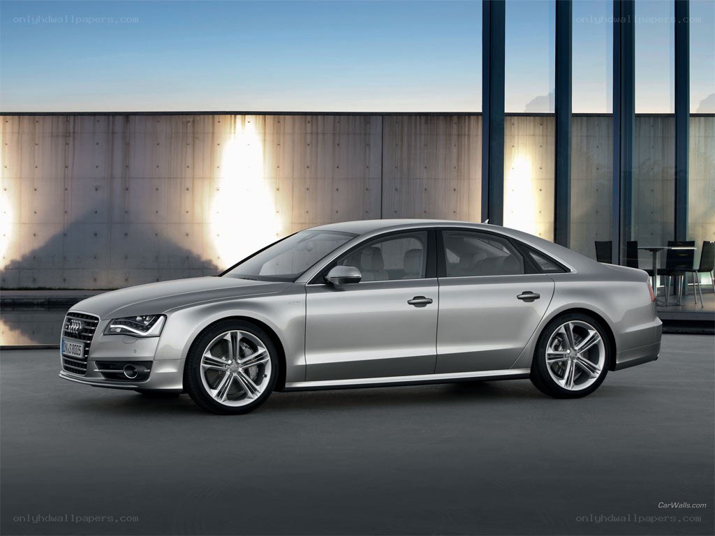 silver audi a8 sedan