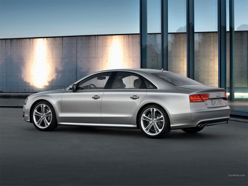 silver audi a8 sedan