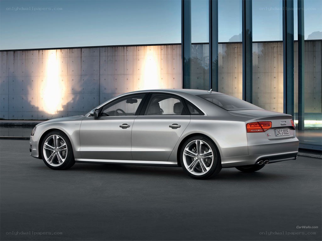 silver audi a8 sedan