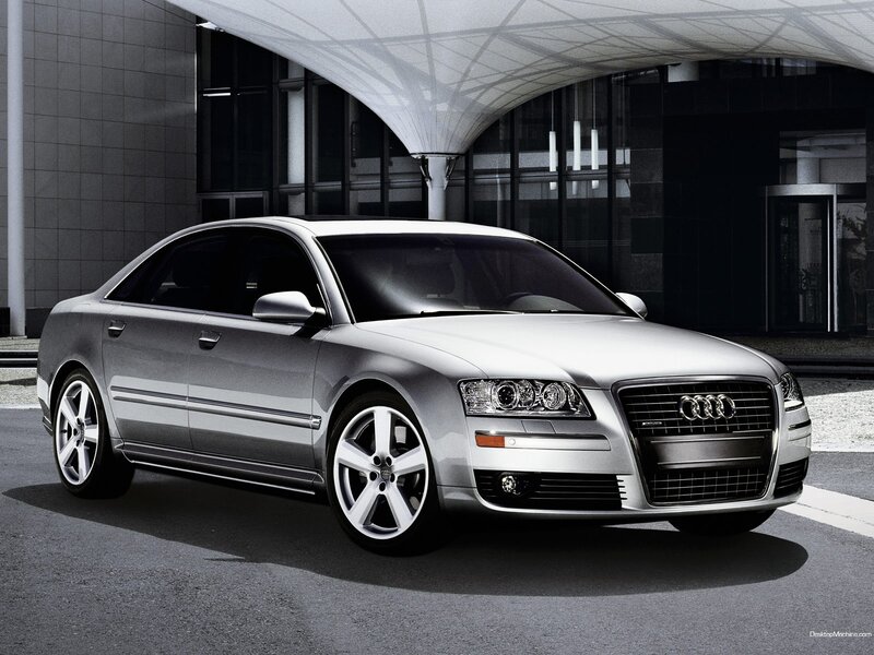 Silver Audi A8 sedan