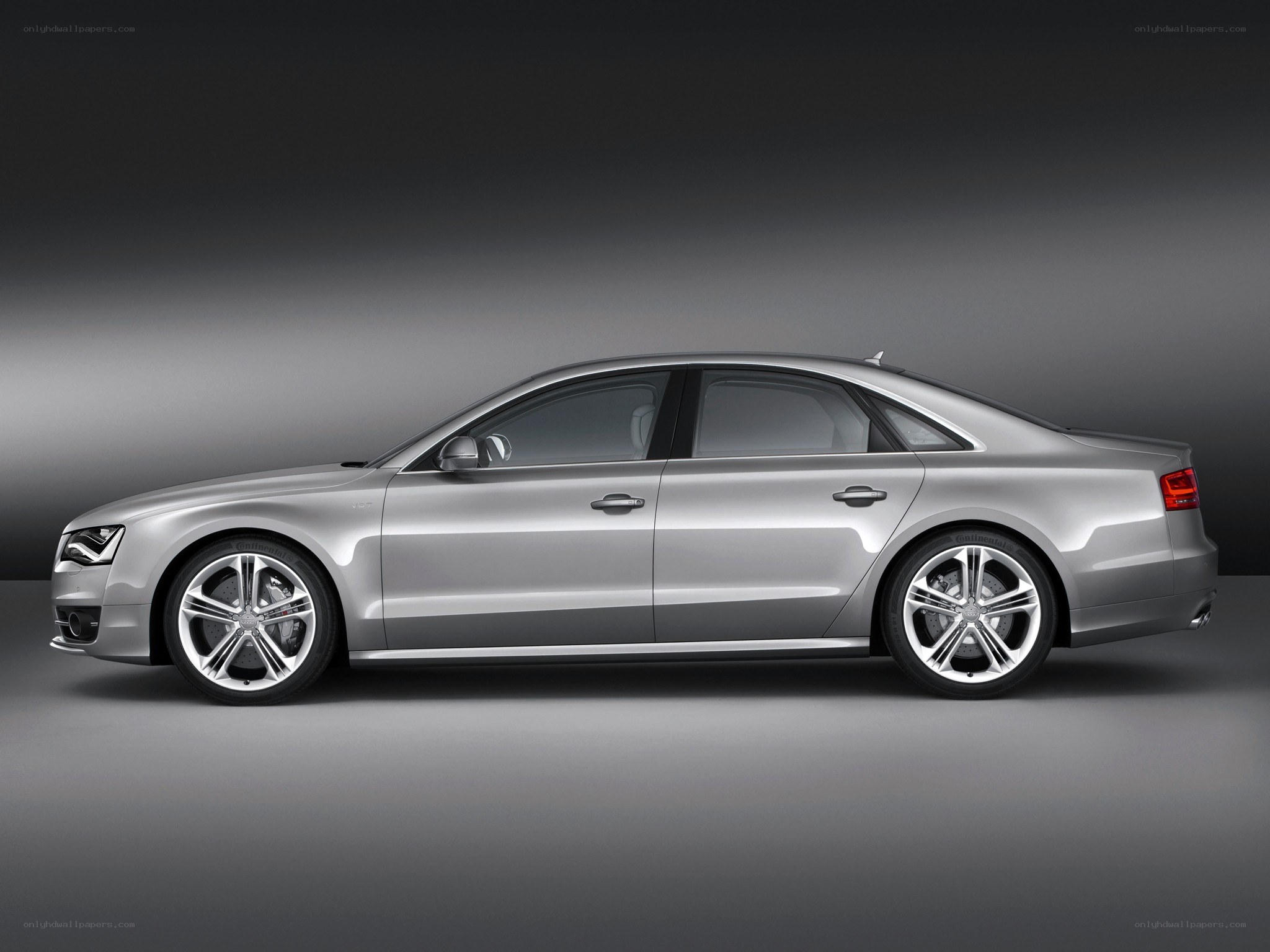 silver audi a8 sedan