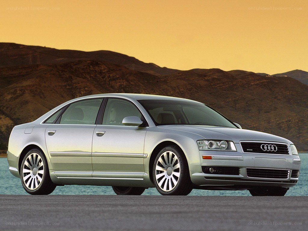 silver audi a8 sedan
