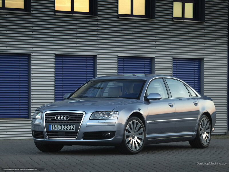 Silver Audi A8 Sedan — Gray, Calm