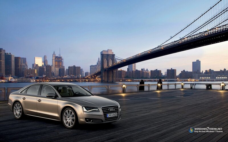Silver Audi A8 Sedan — Gray, Serene