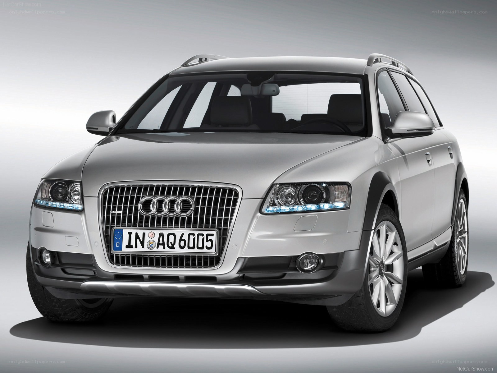 silver audi allroad quattro