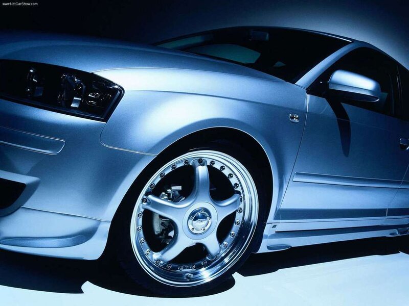 Silver Audi Car — Blue, Dramatic, Photograph
