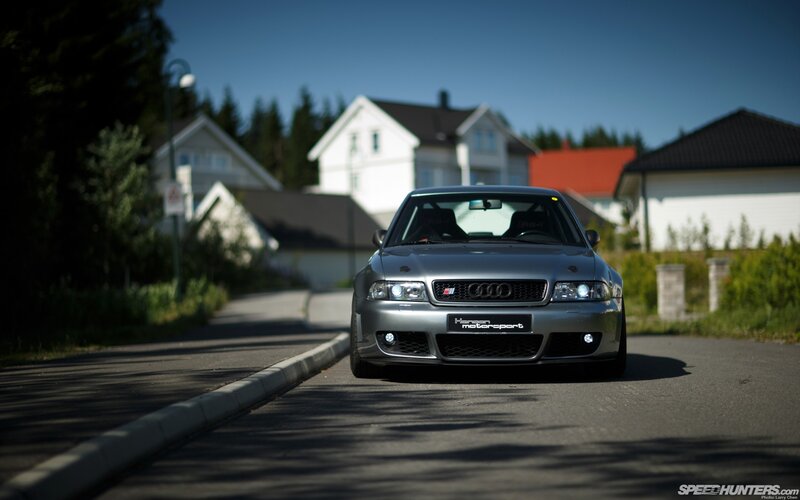 Silver Audi Car — Gray, Serene