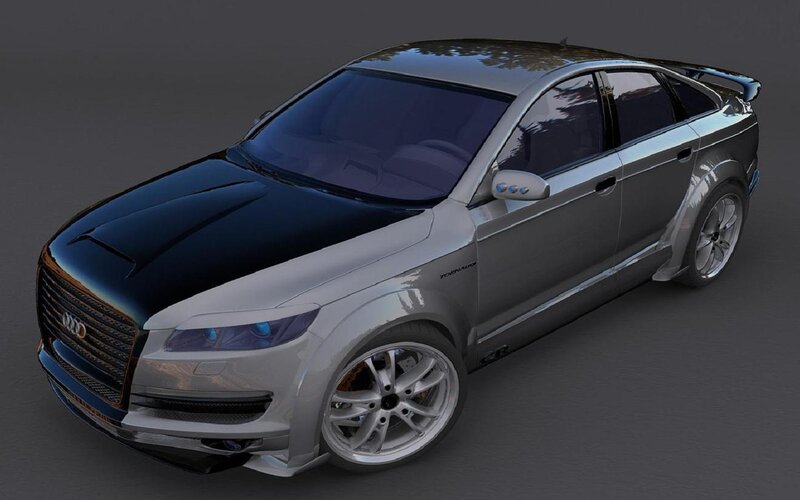 Silver Audi Car