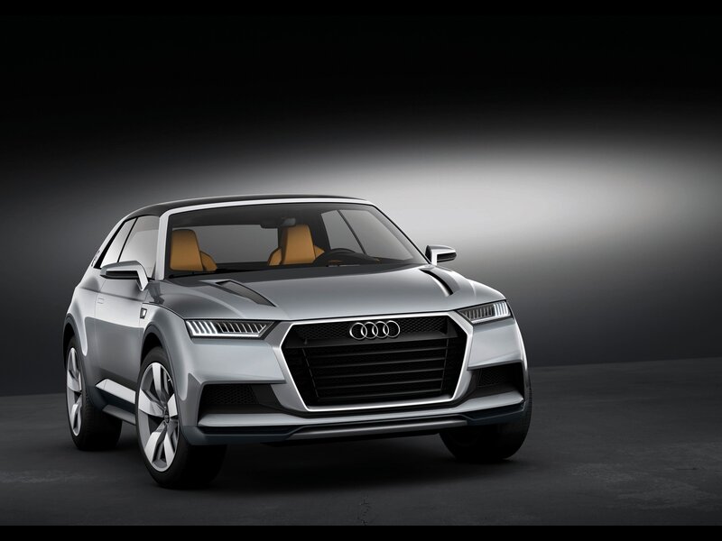 Silver Audi Concept Car — Dramatic, 3d Render, Interior