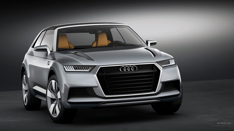 Silver Audi Concept Car — Dramatic, Digital Art, Interior