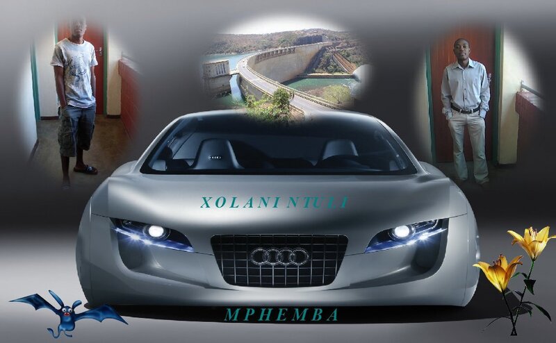 Silver Audi Concept Car — Dramatic, Digital Art