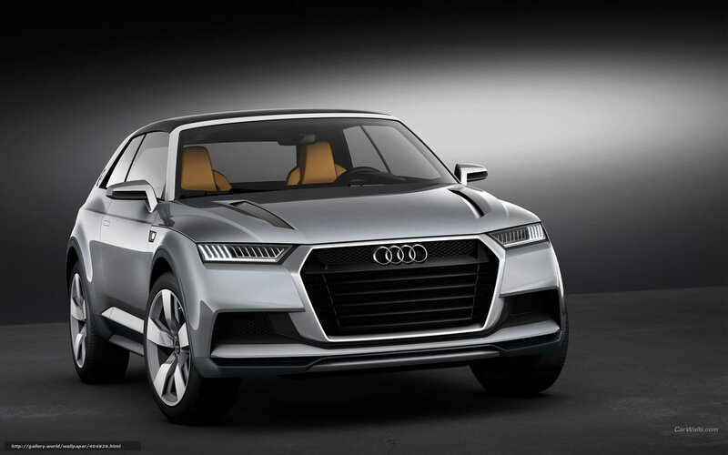 Silver Audi Concept Car — Gray, Dramatic, 3d Render, Interior