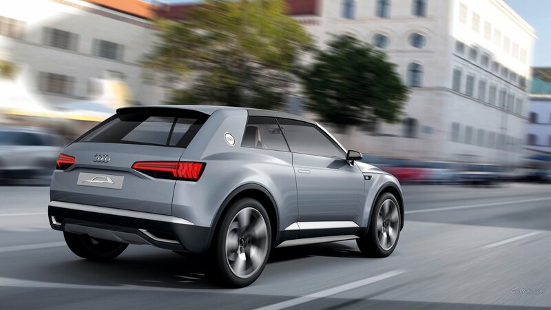 Silver Audi Concept Car — Gray, Dynamic