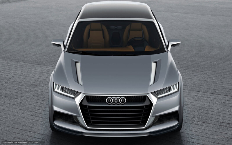 Silver Audi Concept Car — Modern, 3d Render, Car Interior