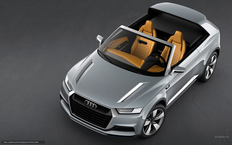 Silver Audi Concept Car — Modern, 3d Render, Yellow Seats