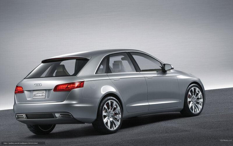 Silver Audi Concept Car — Neutral, Photograph, Wheels