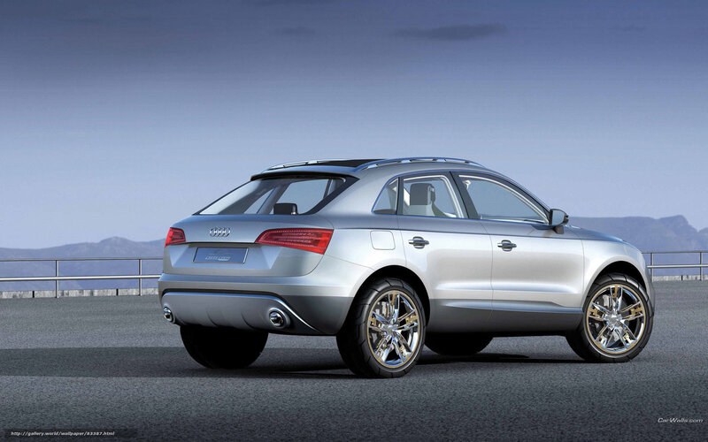Silver Audi Concept Car — Serene, Afternoon