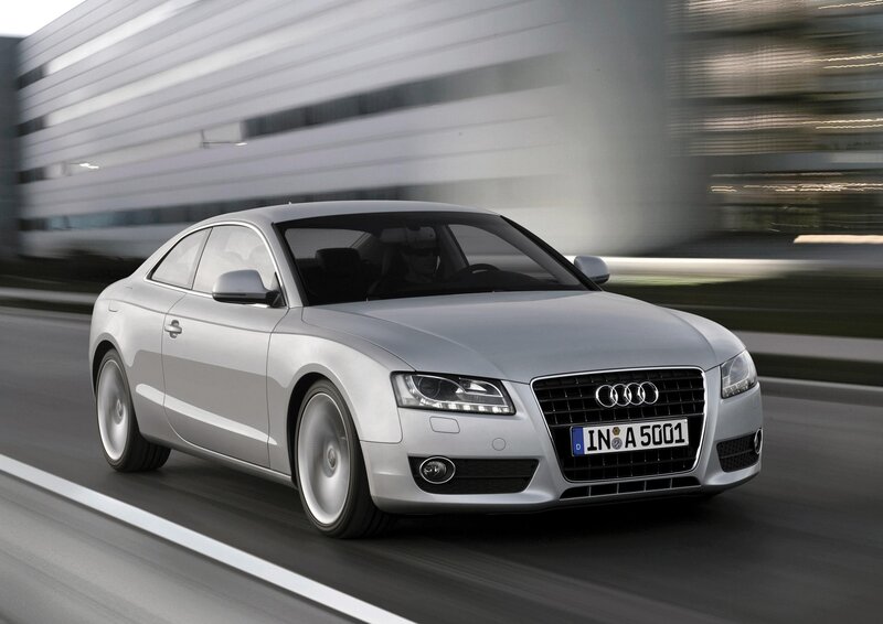 Silver Audi Coupe — Dynamic