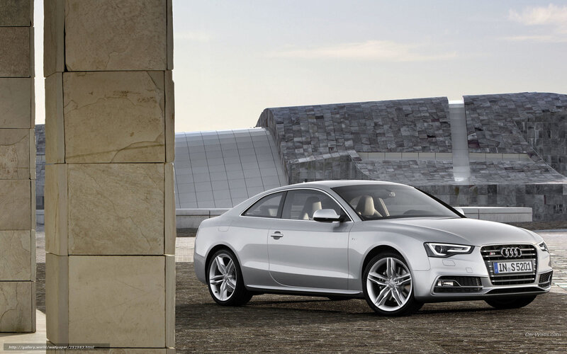Silver Audi Coupe — Modern