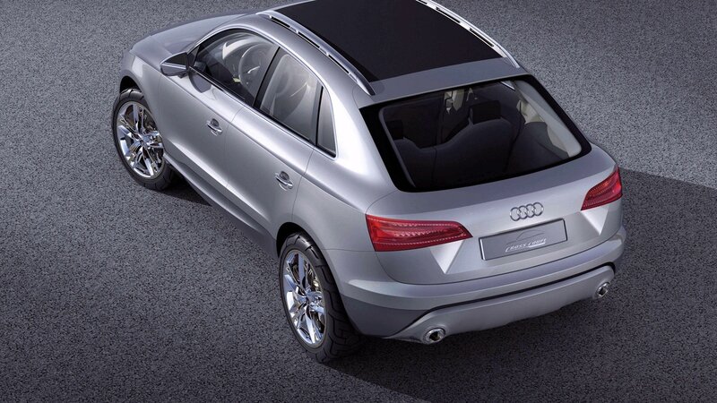 silver audi cross coupe