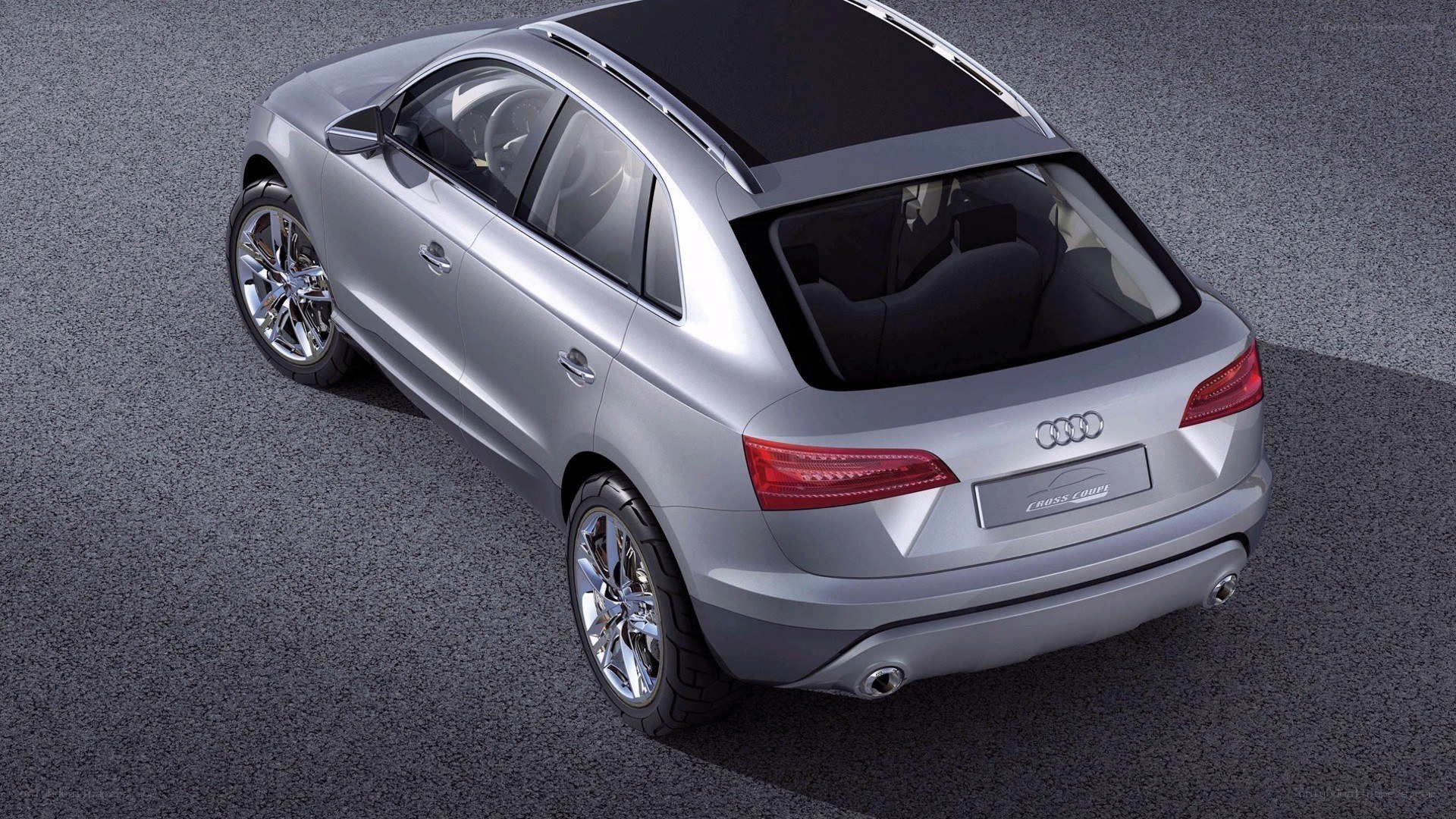 silver audi cross coupe
