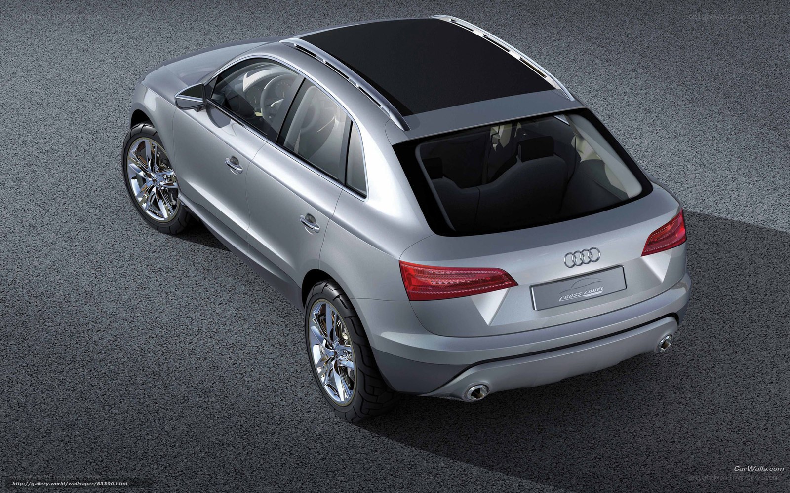 Silver Audi Cross Coupe