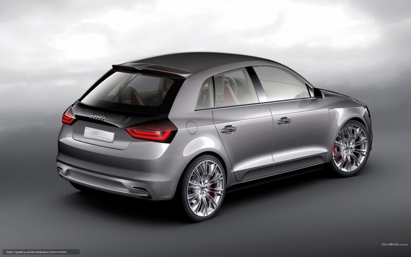 Silver Audi Hatchback