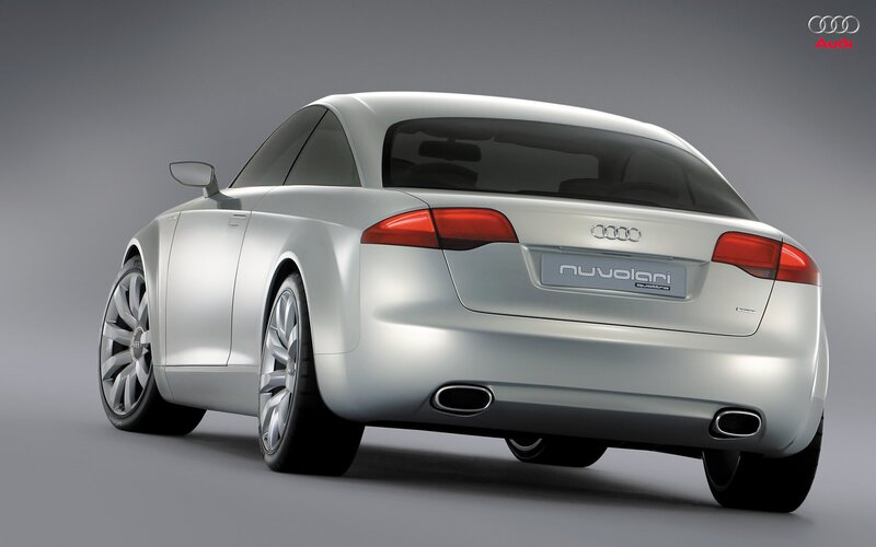 Silver Audi Nuvolari Quattro — Neutral