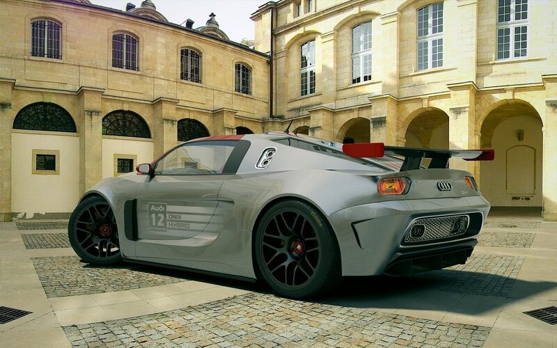 Silver Audi Onix Hybrid