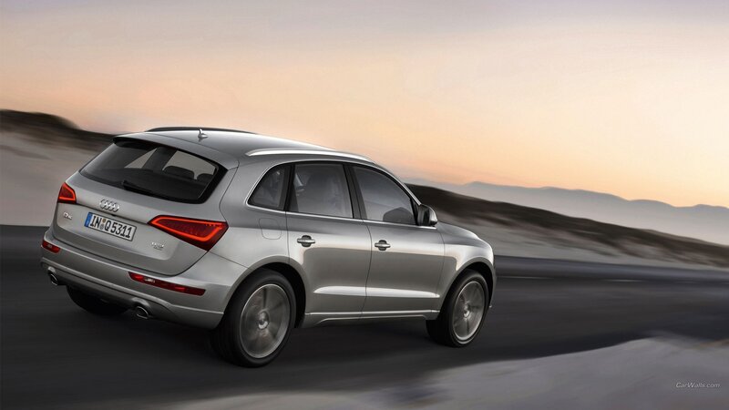 Silver Audi Q5 Suv — Dramatic