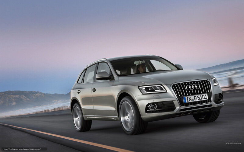 Silver Audi Q5 Suv — Dynamic, Sunset, Photograph, Car