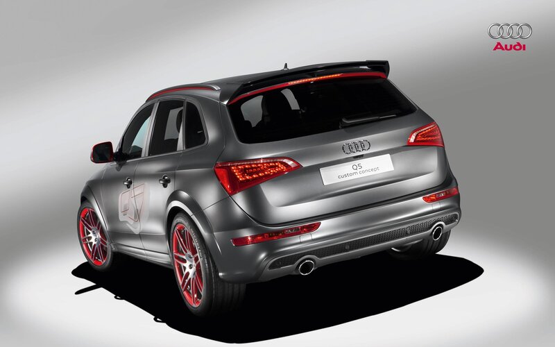 Silver Audi Q5 Suv — Gray, Dramatic, Photograph