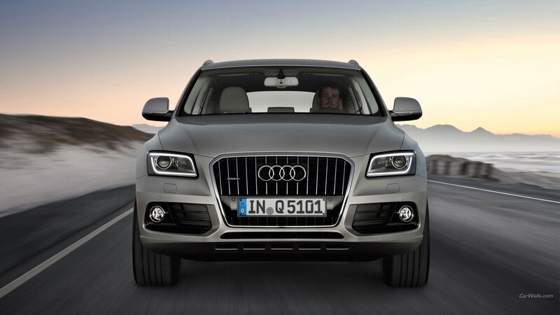 Silver Audi Q5 Suv — Gray, Dramatic
