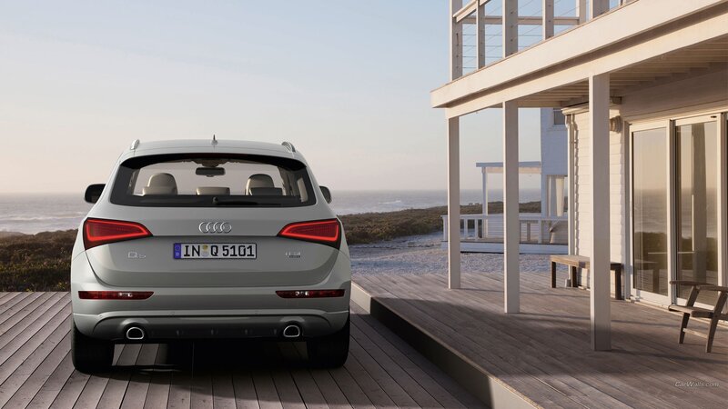 Silver Audi Q5 Suv — Gray, Serene, Afternoon