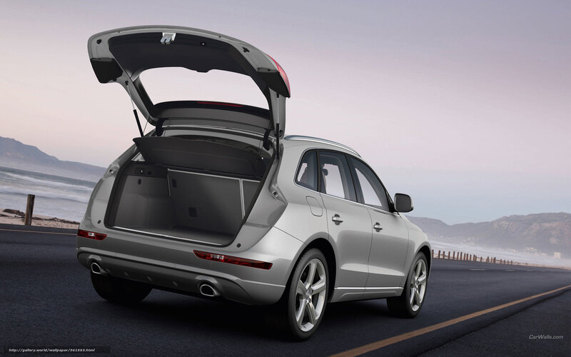 Silver Audi Q5 Suv — Gray, Serene, Sunset