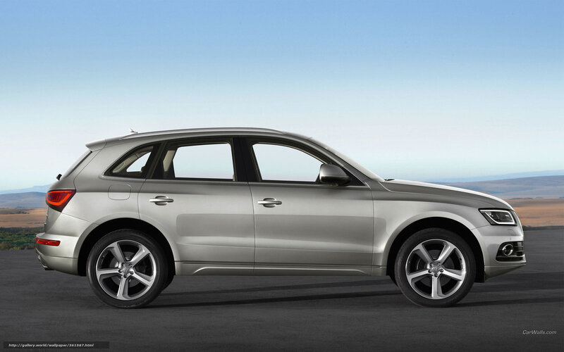 Silver Audi Q5 Suv — Serene, Afternoon, Photograph, Car, Road, Sky