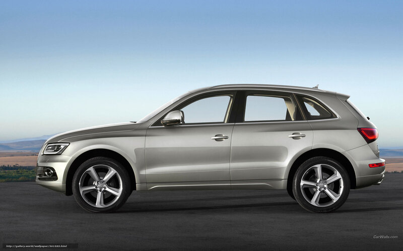 Silver Audi Q5 Suv — Serene, Afternoon, Photograph, Car, Sky