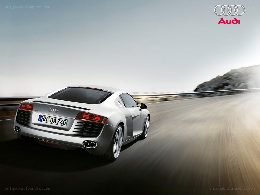 silver audi r8 on a road