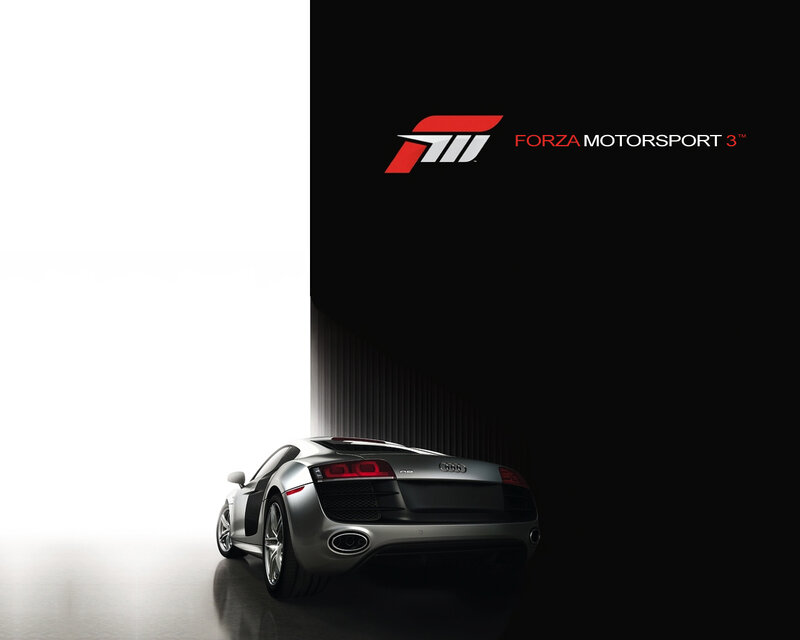 Silver Audi R8 Sports Car — Black, Dramatic