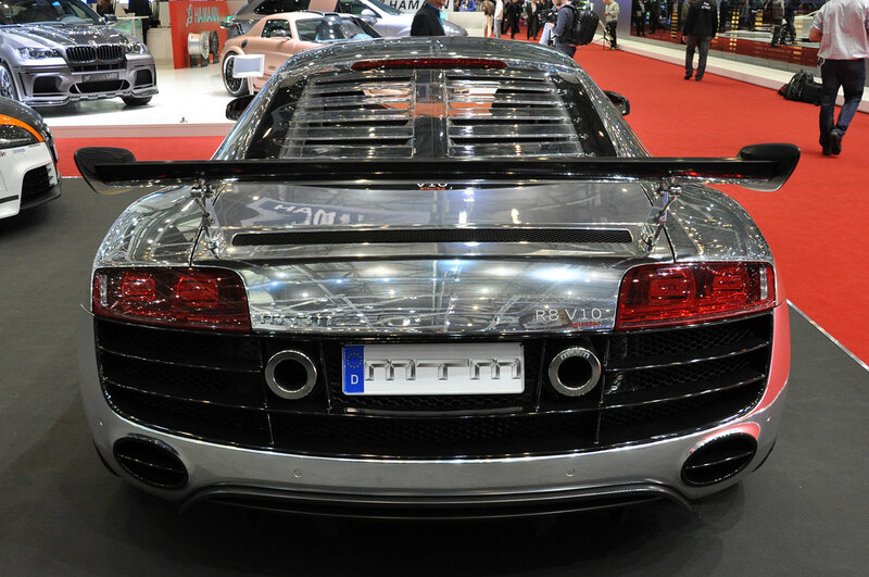 Silver Audi R8 V10